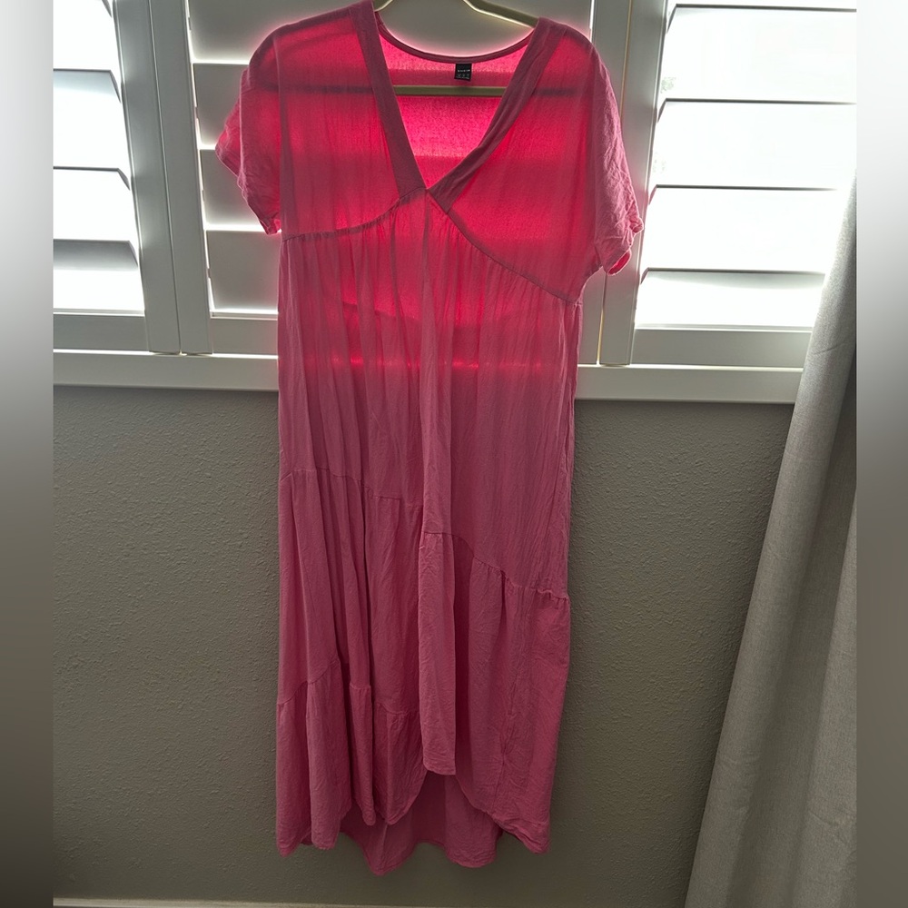 SHEIN Vibrant Pink Top